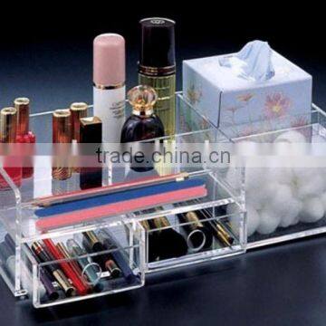 New style custom design clear acrylic makeup brush holder