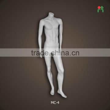 2014 Fashion male mannequin fiberglass male dummy doll on sale Matte silver grey MC-4