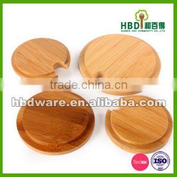 Hot New Products for 2016 Bamboo Wood Lid for Glass Jar,mason Jar Lid for Sale
