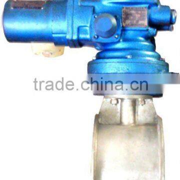 Electric ventilation actuator butterfly valve