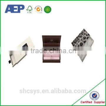 Empty Eyelash Packaging With Window/ Cosmetic False Eyelash Packaging Box