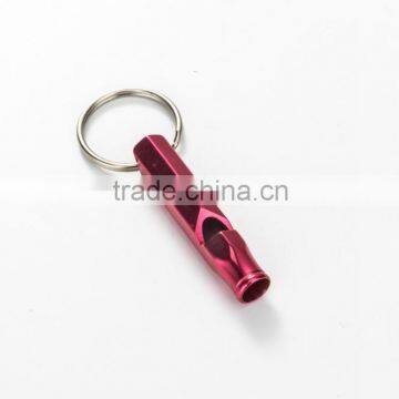 aluminium key finder whistle sports keychain