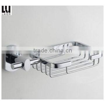 hot-sale cheap zinc chrome bathroom accessories set soap basket 60551