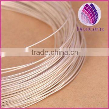 High quality finding 1mm 925 sterling silver round wire