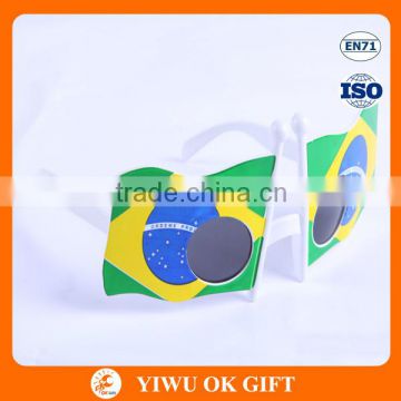 Hot Sales Cheap Party Funny Brazil Flag Sunglasses