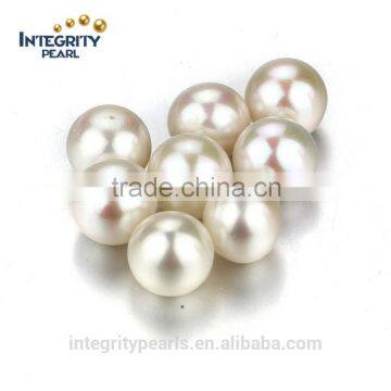 Freshwater near round pearl stand loose beads 11-11.5mm AA bulk pearl beads