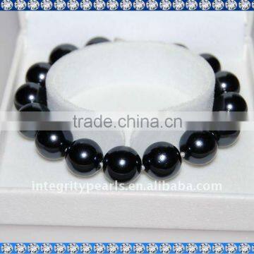 Fashion Round 12mm Sea Shell Pearl Bracelet BCM083