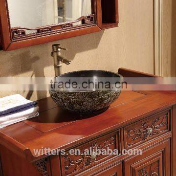 Antique Bathroom Furniture With Mirrors China Style WTS828 photo-2