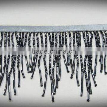 Seed Glass and Bugle Beaded Dangle Trim Lamp Shade Accessories Trim