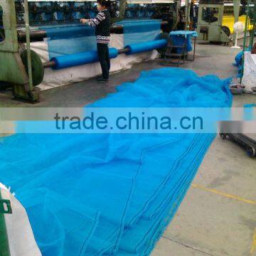 polyester raschel knotless construction safety net