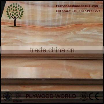 2.5mm,3.0mm decorative plywood furniture polyboard milk yellow polyester plywood