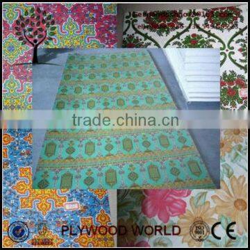 Decorative Baords for Furniture,polyester Plywood With Flower Design photo-2