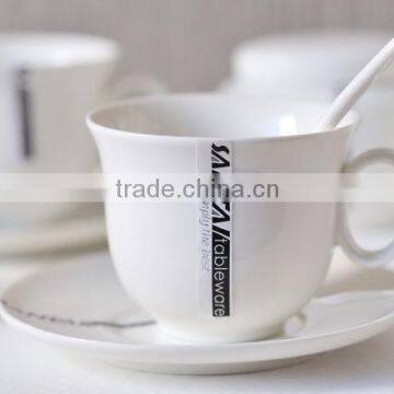 SANTAI new design porcelain tea cup with saucer