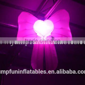 Nylon Cloth Inflatable Lighting Bowknot With LED Remote Control/Lighting Stars photo-2