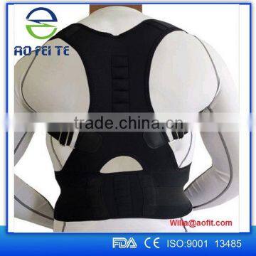 Neoprene back support posture corrector with CE/FDA