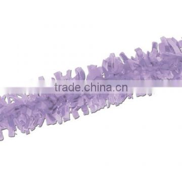 YiWu Wholesale Party Decorations Lavender Paper Fringe Tissue Festooning 25ft