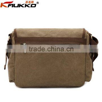 Concise Messenger Bag Laptop Messenger Bag Men Canvas Sling Bag Crossbody Satchel Bag photo-4