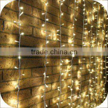 outdoor christmas building decoration curtain light
