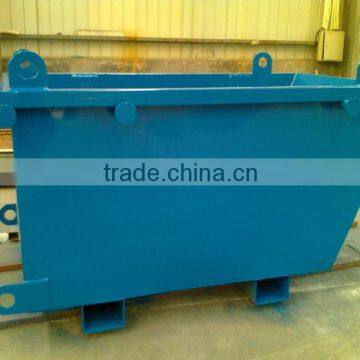 Metal forklift waste bin skip bin