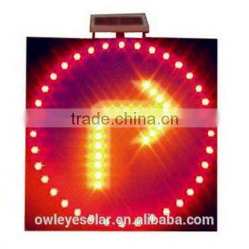 800mm*800mm solar traffic sign, solar led traffic signal