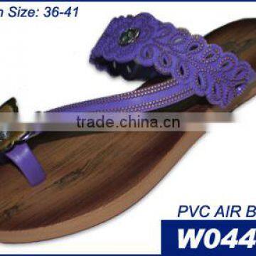 PVC Flat Woman Arabic Sandals