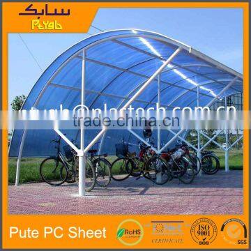 bike shelter channel cellular polycarbonate sheet