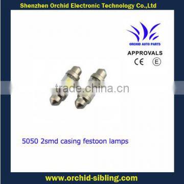 5050 2smd led casing festoon bulbs 12v