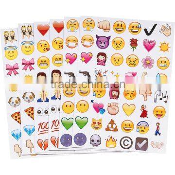 Fashion bubble home sticker,print stickers,iphone expression emoji smile face stickers