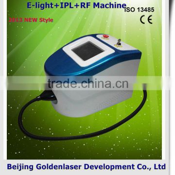 Shrink Trichopore 2013 New Style E-light+IPL+RF Intense Pulsed Flash Lamp Machine Www.golden-laser.org/ Led/pdt Red Light Therapy