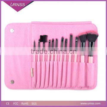 High Quality OEM Pink Makeup Brushes Set Manufacturers China photo-3