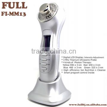 ultrasonic and iontophoresis device for face and body beauty spa