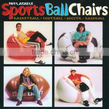 inflatable chair and sofa , pvc promotional toys and gifts, vinyl football and american bed