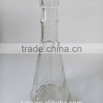 145 ml transparent white glass drinking beverage glass empty bottles with corks