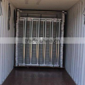 ISO cheap steel tube style livestock fence system,6 rail oval tube cattle panel,portable sheep/goat farm fence panel manufacture