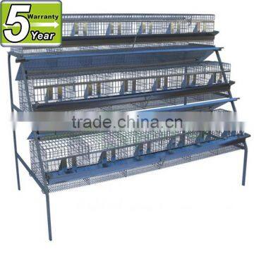 quail cage feeder system