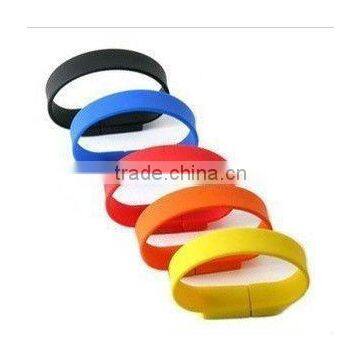 220*17mm pantone color silicone bracelet usb driver