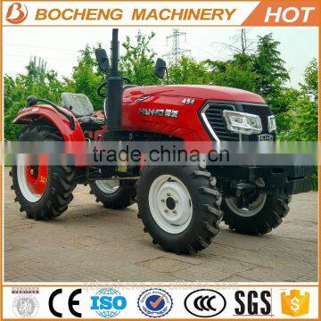 Mini agricultural tractor 45hp 4WD farm tractor 454 with comfortable manipulation