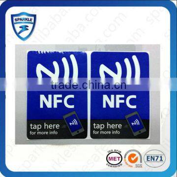 waterproof label sticker hf RFID tag,nfc lables,nfc tag