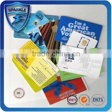 Hot selling printable HF rfid pvc id card