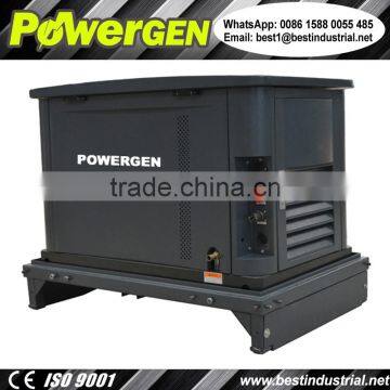 Dual Fuel !!! 60dB!!! POWERGEN 10KW LPG/NG Power Super Silent Natural Gas Turbine Generator 10KVA
