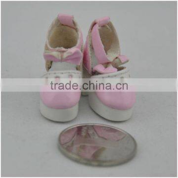 1/6 inch pink ball jointed doll shoes