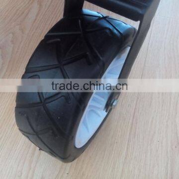 High Quality Plastic Rim PU Wheel for Folding Wagon