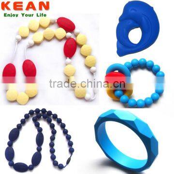 Mons Stylish Design Jewelry Necklace And Silicone Pendant Teething Wholesale photo-3