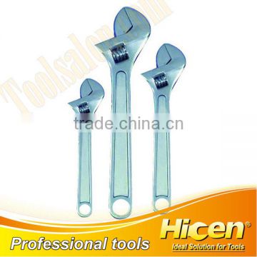 3pcs Adjustable Wrench Monkey Spanner Set with Hole