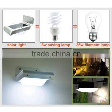16 LED Solar Powered Light Sound Motion Sensor Solar Garden Outdoor Street Light Waterproof photo-5