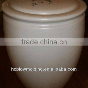 OEM Blow Molding Plastic Oyster White PE Water Tank 80L Brine Tank for Sale photo-5