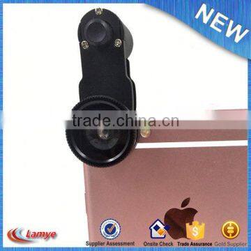 Fisheye Lens With 0.65X Wide Angle Macro 3 IN 1 Universal Clip Lens for Mobile Phone photo-6