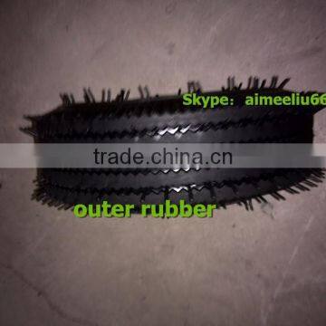 Hand Trolley and Garden Cart Wheels Rubber Tyre 4.10/3.50-4