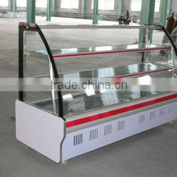 Manufactory High Quality Tempered Glass Commercial Display Cake Refrigerator Showcase photo-4