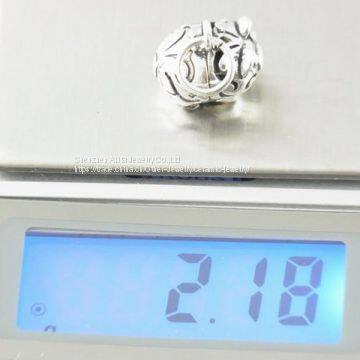 DIY 925 Sterling Silver Pig Bead Jewelry For Bracelet photo-2